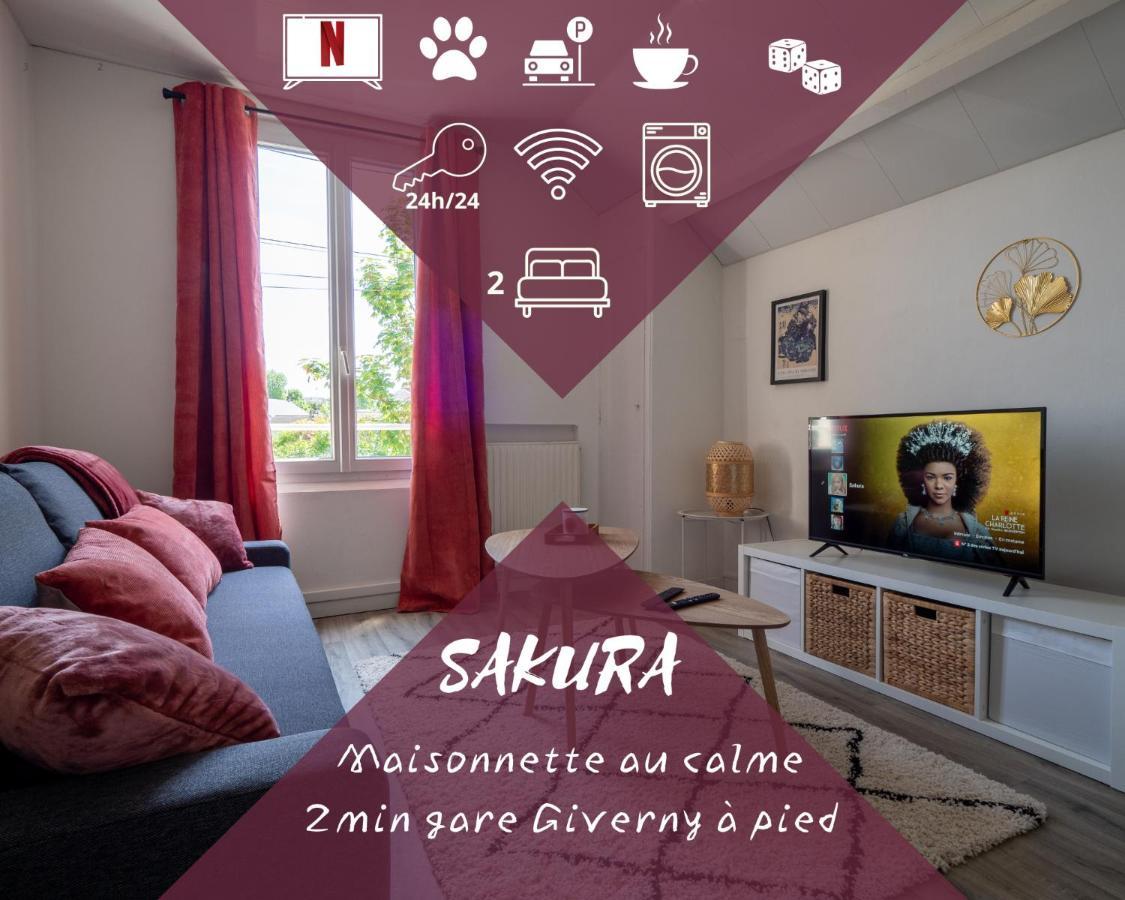 Willa Sakura -Maisonnette Gare Giverny Vernon  Zewnętrze zdjęcie